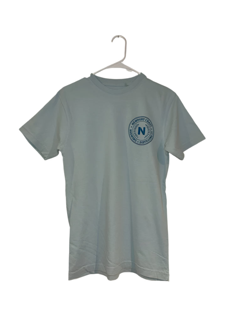 Map Light Blue T Shirt