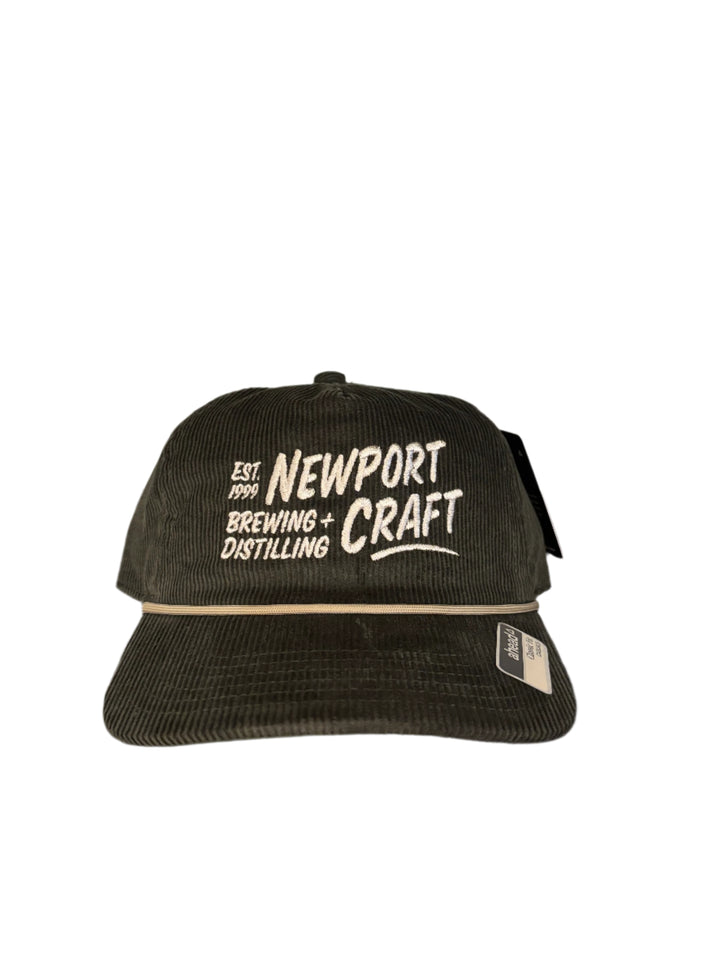 Corduroy Newport Craft Hat - Green