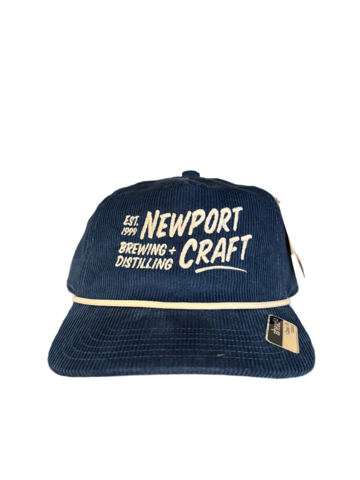 Corduroy Newport Craft Hat - Blue